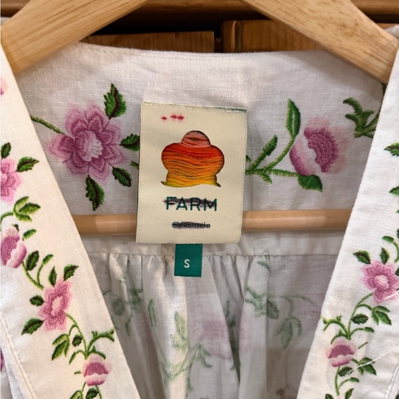 FARM Rio Folk Floral Linen Blend Jumpsuit - Picture 5 of 5